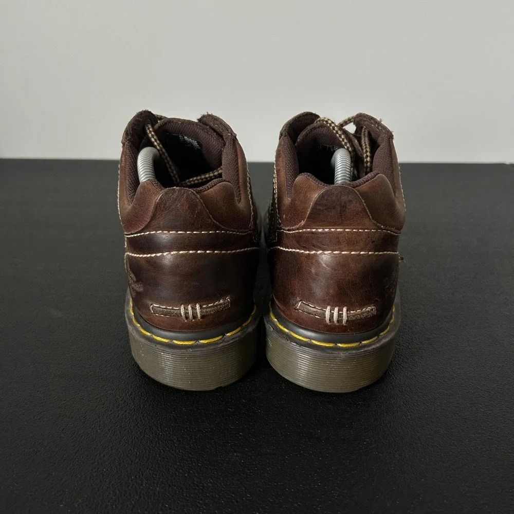 Dr. Martens Anderson Brown Leather Low Top Casual Shoes Oxford Mens 12 AW004